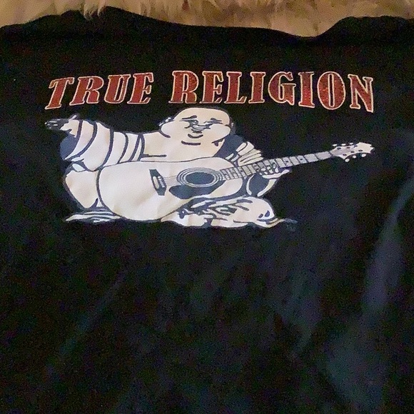 True Religion black t shirt new no tag large - Picture 2 of 4